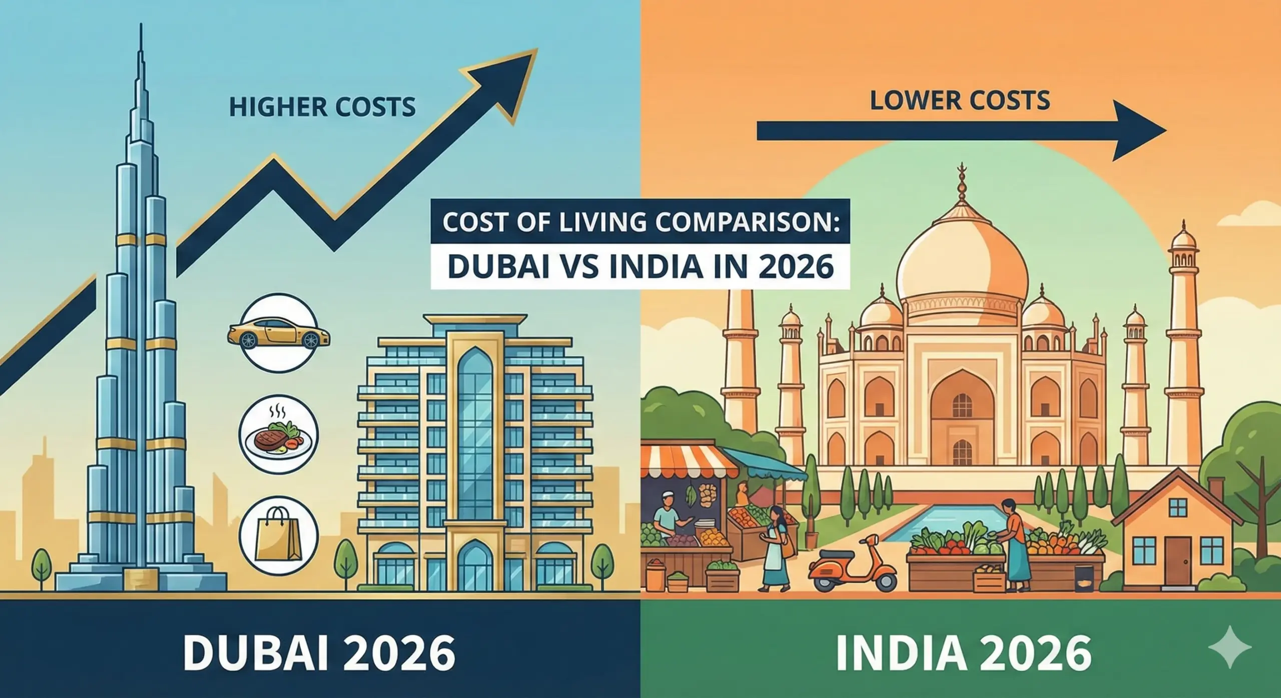 Cost-of-Living-Comparison-Dubai-vs-India-in-2026